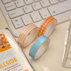 20 Rolls Basic Washi Tape Set Japanese Arts Adhesive Tapes Simple Patterns Decorative Masking Tape Sets for Craft, Kids, Scrapbook, DIY, Gift Wrapping (Style One)