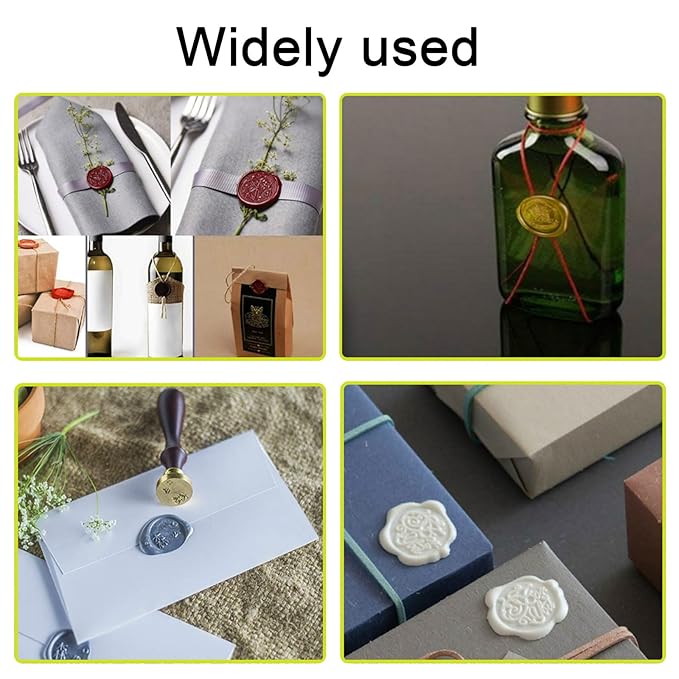 Wax Seal Stick, Ioggtser 26 PCS Mini Glue Gun Wax Seal Stick for Wax Seal Stamp, Sealing Wax Sticks for Wedding Invitations, Cards, Envelopes (Milk White)