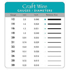 The Beadsmith Wire Elements Craft Wire – Tarnish Resistant, Soft Temper, Round, Gold Color – 1.3mm, 16 Gauge, 15 Foot Spool – Jewelry Making, Wire Wrapping, Floral, & Other DIY Crafts