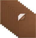 MEARCOOH Self Adhesive Foam Sheets, Brown 9x12 Inch 2mm Sticky Eva Foam Paper for Crafts Cardmaking Photo Frames Classroom Scrapbooking Christmas Crafts (Brown 10 Sheets)
