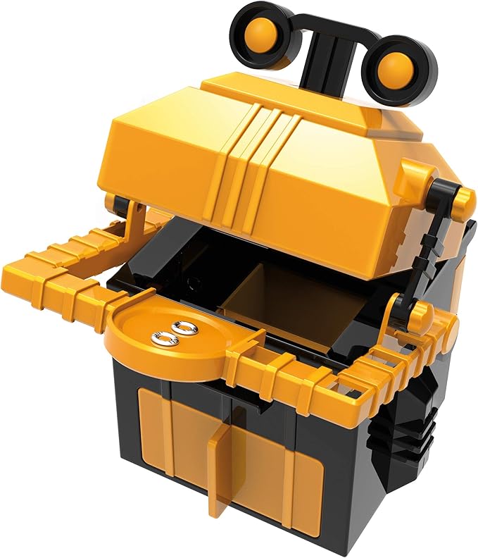 KidzRobotix - Money Bank Robot - Build a Piggy Bank for Kids Robot, Inspire STEM Learning, Boost Creativity, and Teach Financial Responsibility with Our Fun DIY Coin Bank Kit for Kids Aged 8 and Up!