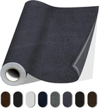 Fabric Repair Patches, 35X79 Inch Self-Adhesive Suede Patches Tape Durable, DIY Large Fabric Repair for Sofa, Couches, Furniture, Chair, Clothing （35X79 Inch, Dark Grey）