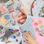 PH PandaHall 20pcs Thread Organizer Bobbin Winder Embroidery Thread Storage Floss Keeper Knitting Thread Holder Spool Shape Wood Bobbins Card for Sewing Crochet Needlework Tool 1.2x1.5 Inch
