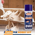 FIX & FUSION Activator Spray (13.5 Fl Oz), Instant Cure Accelerator for Cyanoacrylate (CA) Super Glue for Wood, Plastic, Rubber, Granite, and DIY & Professional, Accelerates Bonding Strength, (2 Pack)