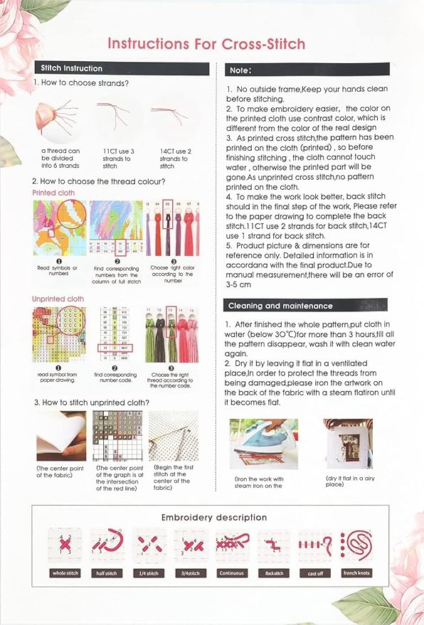 Christmas Stamped Cross Stitch Kits - Red Truck Counted Cross Stitch Kits for Beginners Adults Needlepoint Cross-Stitch Patterns Dimensions Needlecrafts Embroidery Kits Arts and Crafts