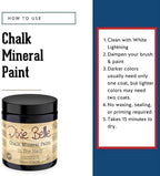 Dixie Belle Paint Company Chalk Finish Furniture Paint - In the Navy (8oz) - Matte Dark Navy Chic Chalk Mineral DIY Furniture Paint