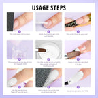 2 Pack 8FL.OZ Acrylic Liquid Monomer, Professional EMA Acrylic Nail Liquid, Non-Yellowing Acrylic Liquid for Acrylic Nail Extension & Carving, DIY Home Nail Salon Use