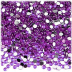 The Crafts Outlet 5-PK Set (7,200-Piece), Round 3mm Rhinestones, Flatback, Gray Tones