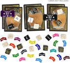 SIXPOINTS 122Pcs MTG Dice Counters Keyword Counters Life Counter 1/+1 counters Commander Buff Tokens 6 Sided Dice Set for Magic The Gathering, MTG, TCG, Card Games Accessories (A-122PCS/SET)