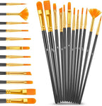 Caliart Acrylic Paint Set with 12 Brushes, 72 Colors (59ml, 2oz) Art Craft Paints Gifts for Artists Adults Beginners Painters, Halloween Pumpkin Canvas Ceramic Rock Painting Kit Art Supplies