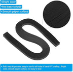 PATIKIL 360pcs Quilling Paper Strips Paper Flowers Quilling Kits 3/8"(10mm) Origami Paper for Adults Beginner Art Craft, 21"(54cm) Black