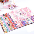 Origami Paper Kit 50 Sheets 70GSM 6 Inch Square Double Sided Color 50 Vivid Japanese Washi Chiyo Colors for Hand Crafts Origami Paper Arts Creativity.Japanese Sakuras