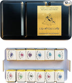 CSY art gallery Metallic Watercolor Paints Set Handmade Glitter Shimmering Double Color Water Color Solid Paint Include 12 Colors In Portable Tin Box for Artists, Professionals (Fruit Midsummer)