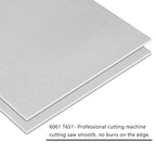 4Pack 6061 T651 Aluminum Sheet Metal 5 x 10 x 1/8 (0.125”) Inch Plain Thin Aluminum Plate Welding Practice kit for Beginners, Heat Treatable Rectangle 3MM Aluminum Metal Plate for Welding, Industrial