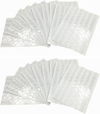 20 Sheet (2040-pack) Photo Corners Self Adhesive PVC Paper Photo Foto Corner Stickers for Scrapbooking Personal Journal (Clear 2040pcs)