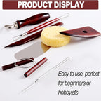 LINPHCEY 8-Piece Clay Sculpting Tools Set Perfect for Polymer Air Dry Modeling Clay Beginners & Professionals Ideal for DIY Pottery & Ceramics Tools for Clay Sculpey Sculpting & Crafting