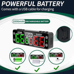 YZ Upgraded Digital Scoreboard with Timer, Mini Magnetic Electronic Scoreboard, LED Portable Scoreboard Basketball, Cornhole Score Keeper for Indoor&Outdoor Games