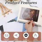Mabor 2040Pcs Photo Corners for Scrapbooking, Self Adhesive Scrapbook Photo Corner Stickers, Clear Picture Mounting Corners Stickers for DIY Album Journal Memory Books