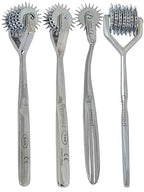Premium German Wartenberg Pinwheel 1 3 5 and 7 Wheel Set of 4
