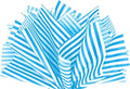 Flexicore Packaging Turquoise Blue Pin Stripe Print Gift Wrap Tissue Paper Size: 15 Inch X 20 Inch | Count: 100 Sheets | Color: Turquoise Pin Stripe