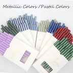 Dusty Blue Wax Seal Sticks 20pcs, Andotopee Glue Gun Wax Seal Sticks for Wax Seal Stamp, Premium Sealing Wax for Envelope Letter Seal Wedding Invation Craft Adhesive, Great Gift Ideas (Mini Size)
