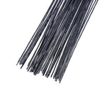 Decora 18 Gauge Black Floral Wire 16 inch,50/Package
