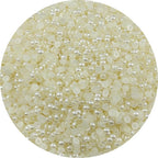 5000pcs 5mm Half Pearls for Crafts Flatback Round Half Pearl Beads for Jewelry Making Nail Art Scrapbook Craft Wedding Dress Decoration(Ivory White)