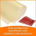 MECCANIXITY Colored Vellum Paper, 20 Sheet Orange Yellow Transparency 11.7 x 8.2 Printable Vellum Paper, Translucent Vellum Sheets for Printing Wedding Invitations, Ink Jet Laser Printer