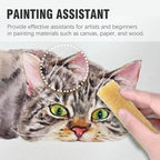 Blue Watercolor Masking Fluid - Professional Art Supplies with Brush & Eraser for Artists, Painting Medium Pen