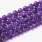 36pcs 10mm AAA Natural Amethyst Beads Crystal Energy Healing Power Stone Beadsfor Jewelry Making DIY Bracelet Necklace Accessories 15"