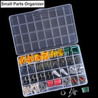 DUOFIRE 32 Grids Bead Organizer, Craft Organizers and Storage with Fixed Compartment, Plastic Bead Storage for Jewelry Beads Earring Tool Fishing Hook Small Accessories