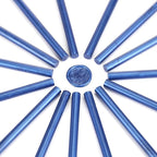 Yoption 15 Pieces Glue Gun Sealing Wax Sticks for Wax Seal Stamp, Great for Wedding Invitations, Cards, Envelopes (Blue)