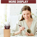 LINPHCEY 6-Piece Clay Sculpting Tools Set Perfect for Polymer Air Dry Modeling Clay Beginners & Professionals Ideal for DIY Pottery & Ceramics Tools for Clay Sculpey Sculpting & Crafting