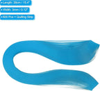 PATIKIL 600pcs Quilling Strips Paper 1/8"(3mm) 39cm Origami Paper Quilling Strip for Art DIY Hand Craft Christmas, Blue