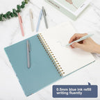 Ddaowanx Colorful Gel Pens, 0.5mm Fine Point Retractable, Cute Pens with Colored Writing and Sketching, Nursing School Essentials,School Supplies, Gifts for Nurse (12 Pcs-Blue Ink)