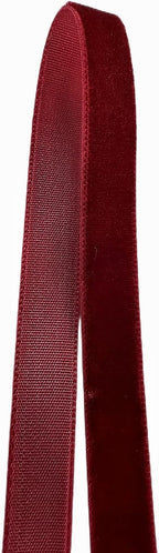 Vintage Burgundy Velvet Ribbon, 3/8 Inch X 25Yd