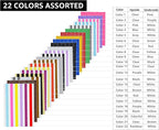 VIPbuy 2244 Count (22 Colors Assorted) Photo Mounting Corner Stickers Self Adhesive for Scrapbook Photo Albums DIY Craft, 22 Sheets