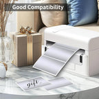2" x 3" Silver Thermal Label Stickers,Waterproof Thermal Printer Sticker Labels for Gift Wrapping, Self-Adhesive Name Price Tag DIY Custom Logo Design (280 pcs,Silver)