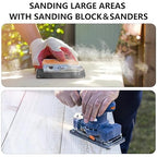 400 Grit Sandpaper, 9 x 11 Inch Wet Dry Sand Paper Hand Abrasive Sanding Sheets for Wood Metal Automotive Sanding and Polishing - 10 Sheets