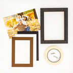 11x14 Mat for 8.5x11 Photo - Precut Aged Oak Brown Picture Matboard for Frames Measuring 11 x 14 Inches - Bevel Cut Matte to Display Art Measuring 8.5 x 11 Inches - Acid Free Pack of 25 MATS