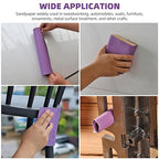 Sandpaper 800 Grit 20 PCS, Wet Dry Sanding Sheets 9 x 11 Inch, Purple Alumina Abrasive Sand Paper for Wood, Metal, Drywall, Resin, Automotive Sanding, Polishing, Grinding, by POLIWELL