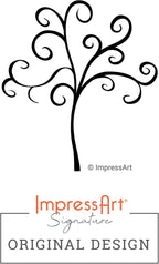 ImpressArt - Tree of Life Signature Design Metal Stamp, 6mm