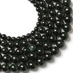 12MM 32pcs Natural Green Sandstone Energy Healing Beads Round Loose Beads for Jewelry Making Bracelet 1 Strands 15"