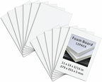 Foam Board 11 x 14 in, ZXUNLIEH 12 Pack White Poster Board, 3/16 in Thick Craft Foam Core Board, Puzzle Board, Double Sided, Foam Sheets for Picture, Project, Presentation, Artwork, Signage and Crafts