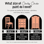 Chalky Chicks All-in-One Chalk Paint for Furniture or Cabinet - 16 Fl Oz - Matte Finish Gingers Blush Pink for Metal, Wood Furniture Paint - No Sanding All-in-One for Home Decor & Crafts, USA Made