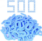 Horseshoe Shim Tile Spacers 1/16 Inch Tile Spacers U Shape Plastic Shims for Tile Leveler Spacers (1/16 Blue 500 pieces)