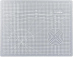 Falling in Art Self Healing Cutting Mat, 9x12" Cutting Mats for Sewing, Double-sided 5-Ply Fabric Cutting Board for Crafting, Quilting and Sewing Projects, White
