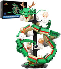 JMBricklayer Dragon Building Set for Adults 70134, Lighting Dinosaur Collectible Model to Build,Ideal Divine Dragon Building Blocks Model with Display Stand, Christmas Birthday Gifts for Boys Adults