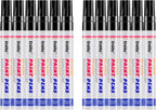 Black Paint Markers, 12 Pack Oil-Based Waterproof Quick Dry Permanent Paint Pen Set for Rocks Painting, Wood, Fabric, Plastic, Canvas, Glass, Mugs, Metal, Tire, Stone, DIY Craft