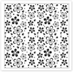 CHGCRAFT Cherry Blossoms Polymer Clay Texture Sheets Flowers Texture Silicone Clay Texture Stamp Clay Modeling Pattern Pad Texture Sheets for Earrings Jewelry Making